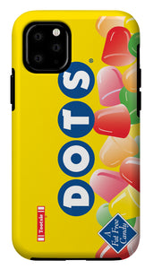 Dots Yellow Background iPhone Case - TootsieShop.com