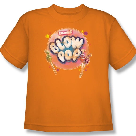 Blow Pop Bubble (Orange) Youth Tee - TootsieShop.com