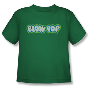 Blow Pop Logo (Kelly Green) Youth Tee - TootsieShop.com