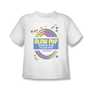 Blow Pop Label (White) Kids Tee - TootsieShop.com