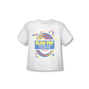 Blow Pop Label (White) Toddler Tee - TootsieShop.com