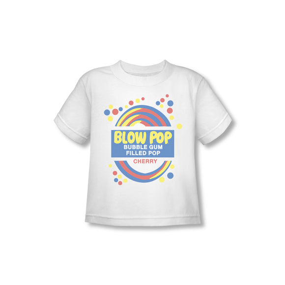Blow Pop Label (White) Toddler Tee - TootsieShop.com
