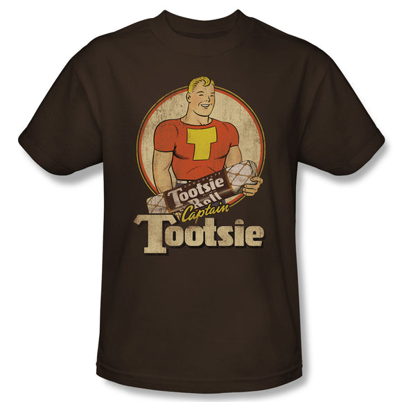 Captain Tootsie (Coffee) T-Shirt - TootsieShop.com