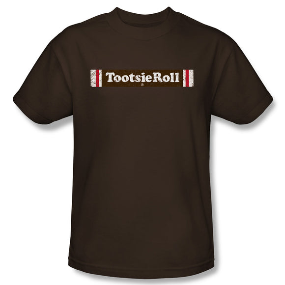 Tootsie Roll Logo (Coffee) T-Shirt - TootsieShop.com