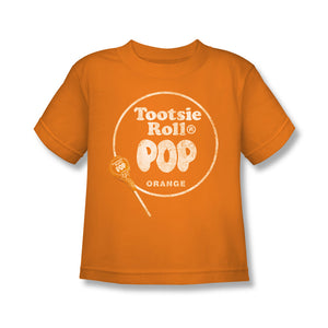Pop Logo (Orange) Kids Tee - TootsieShop.com